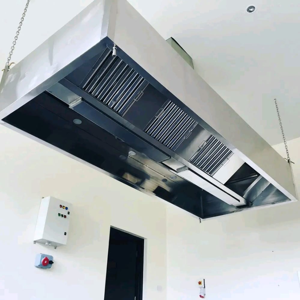 Central Stainless Steel Kitchen Hood Fan