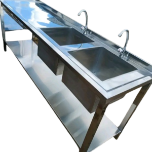 Commercial Double Bowl Stainless Steel Sink