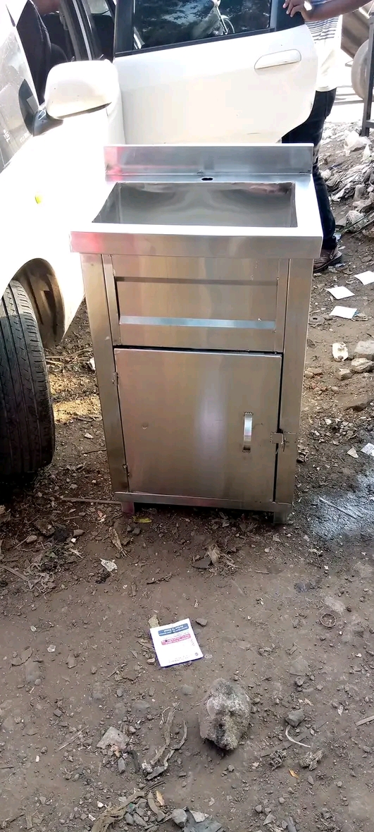 Commercial Single Stainless Steel Sink with Cover