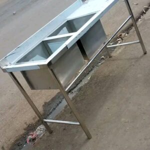 Commercial Stainless Steel Double Sink