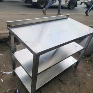 Commercial Stainless Steel Working Table with 2 Undershelves