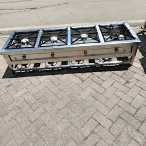Stainless Steel 4 Burner Gas Cooker