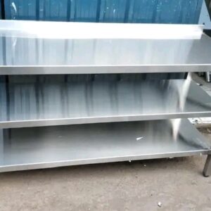 Stainless Steel 5ft Working Table with Two Undershelves