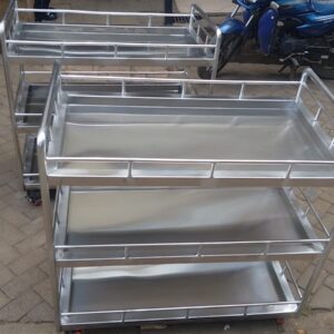 Stainless Steel Doctors’ Hospital Trolley