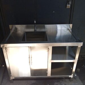 Stainless Steel Single Sink Cabinet